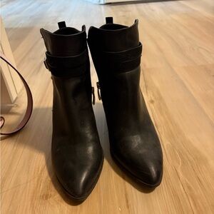 Sleek Black Ankle Boots